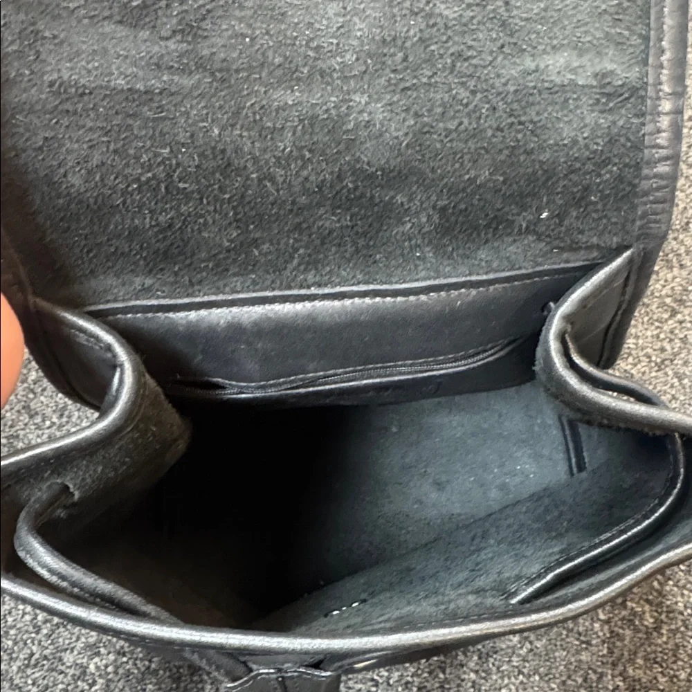 Vintage Coach Black Leather Women's Backpack - Picture 2 of 6